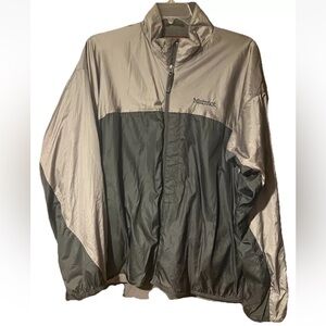 Marmot Mens Full Zip Windbreaker Soft Shell Jacket 2 Toned Gray Fleece Lined XL